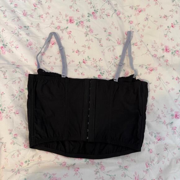 Out From Under Dehlia ribbon trim corset top - Picture 5 of 6